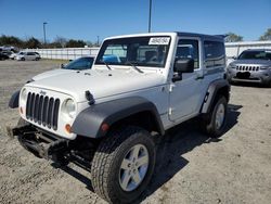 Jeep Wrangler salvage cars for sale: 2007 Jeep Wrangler X