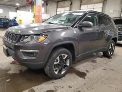 Salvage cars for sale from Copart Blaine, MN: 2018 Jeep Compass Trailhawk