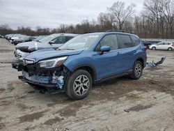 Salvage cars for sale from Copart Ellwood City, PA: 2021 Subaru Forester Premium