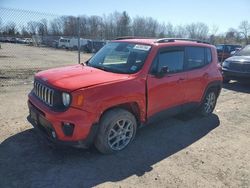 Salvage cars for sale from Copart Chalfont, PA: 2019 Jeep Renegade Latitude