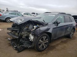 Salvage cars for sale at Brighton, CO auction: 2019 Subaru Outback 2.5I Limited