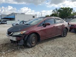 Vehiculos salvage en venta de Copart Opa Locka, FL: 2014 Honda Civic LX