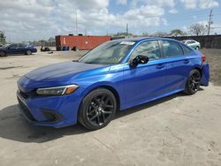 Salvage cars for sale at Homestead, FL auction: 2022 Honda Civic Sport