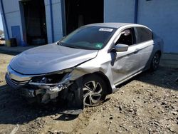 Salvage cars for sale at Windsor, NJ auction: 2017 Honda Accord LX