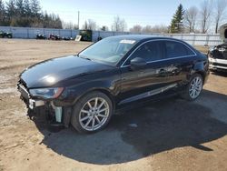 Salvage cars for sale from Copart Bowmanville, ON: 2016 Audi A3 Premium Plus