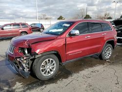 Jeep salvage cars for sale: 2015 Jeep Grand Cherokee Limited