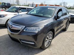 Salvage cars for sale at Bridgeton, MO auction: 2015 Acura MDX Technology