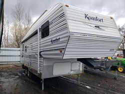 Komfort salvage cars for sale: 2003 Komfort Trailer