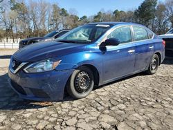 Salvage cars for sale from Copart Austell, GA: 2017 Nissan Sentra S