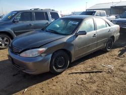 Salvage cars for sale at Brighton, CO auction: 2004 Toyota Camry LE