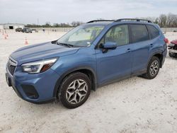 Salvage cars for sale at New Braunfels, TX auction: 2021 Subaru Forester Premium