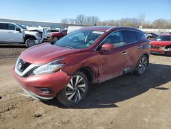 Nissan Murano S salvage cars for sale: 2017 Nissan Murano S