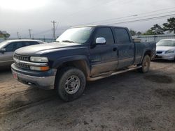 Salvage trucks for sale at Newton, AL auction: 2002 Chevrolet Silverado K1500 Heavy Duty