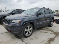 Salvage cars for sale at Grand Prairie, TX auction: 2014 Jeep Grand Cherokee Overland