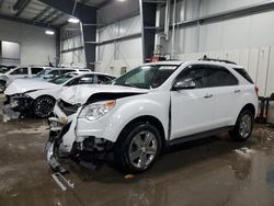 Salvage cars for sale at Ham Lake, MN auction: 2015 Chevrolet Equinox LTZ