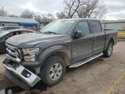 Salvage cars for sale from Copart Wichita, KS: 2016 Ford F150 Supercrew