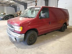 Salvage trucks for sale at West Mifflin, PA auction: 2000 Ford Econoline E150 Van