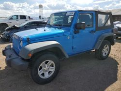 Salvage cars for sale at Phoenix, AZ auction: 2015 Jeep Wrangler Sport