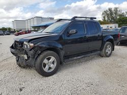 Salvage cars for sale from Copart Opa Locka, FL: 2008 Nissan Frontier Crew Cab LE