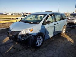 Salvage cars for sale from Copart Woodhaven, MI: 2017 Toyota Sienna