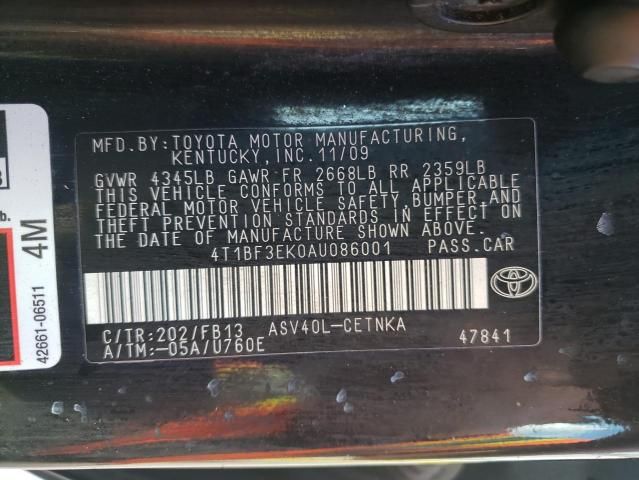 2010 Toyota Camry Base