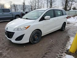 Salvage cars for sale at Central Square, NY auction: 2013 Mazda 5
