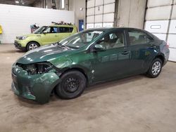 Vehiculos salvage en venta de Copart Blaine, MN: 2016 Toyota Corolla ECO