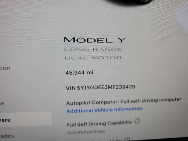 2021 Tesla Model Y