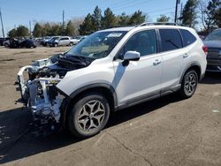 Subaru salvage cars for sale: 2021 Subaru Forester Premium