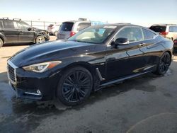 Salvage cars for sale at Fresno, CA auction: 2017 Infiniti Q60 Base