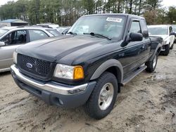 Salvage trucks for sale at Seaford, DE auction: 2001 Ford Ranger Super Cab