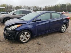 Salvage cars for sale from Copart Charles City, VA: 2013 Hyundai Elantra GLS