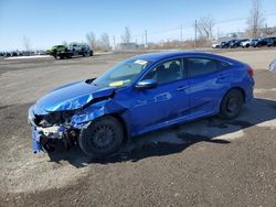 Salvage cars for sale from Copart Montreal Est, QC: 2017 Honda Civic LX