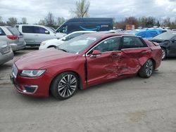 Lincoln MKZ salvage cars for sale: 2019 Lincoln MKZ Reserve II