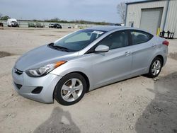 Salvage cars for sale at Kansas City, KS auction: 2013 Hyundai Elantra GLS