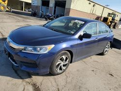 Honda salvage cars for sale: 2017 Honda Accord LX