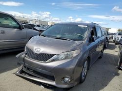 Salvage cars for sale at Martinez, CA auction: 2011 Toyota Sienna Sport