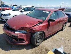 Salvage cars for sale from Copart Tucson, AZ: 2016 Volkswagen Jetta S