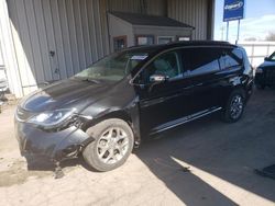 Salvage cars for sale at Fort Wayne, IN auction: 2017 Chrysler Pacifica Limited