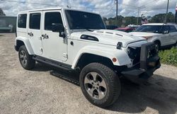 Vehiculos salvage en venta de Copart Jacksonville, FL: 2017 Jeep Wrangler Unlimited Sahara
