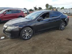 Salvage cars for sale from Copart San Diego, CA: 2016 Acura TLX Tech