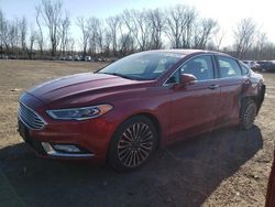 Salvage cars for sale at New Britain, CT auction: 2017 Ford Fusion SE