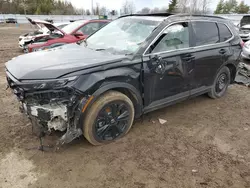 Salvage cars for sale from Copart Bowmanville, ON: 2024 Honda CR-V Sport Touring