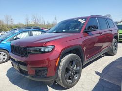 Salvage SUVs for sale at auction: 2021 Jeep Grand Cherokee L Laredo