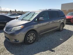 Salvage cars for sale at Mentone, CA auction: 2017 Toyota Sienna XLE