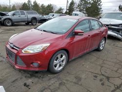 Salvage cars for sale at Denver, CO auction: 2014 Ford Focus SE