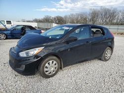 Salvage cars for sale from Copart New Braunfels, TX: 2017 Hyundai Accent SE