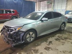 Salvage cars for sale at Woodhaven, MI auction: 2017 KIA Optima Hybrid