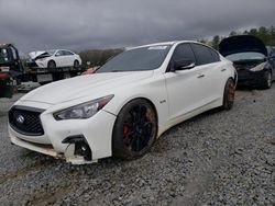 Salvage cars for sale at Ellenwood, GA auction: 2018 Infiniti Q50 RED Sport 400