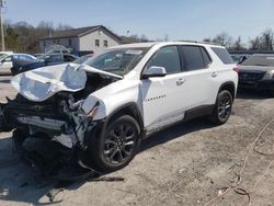 Salvage cars for sale at York Haven, PA auction: 2021 Chevrolet Traverse RS